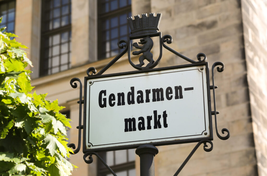 Schild_Gendarmenmarkt